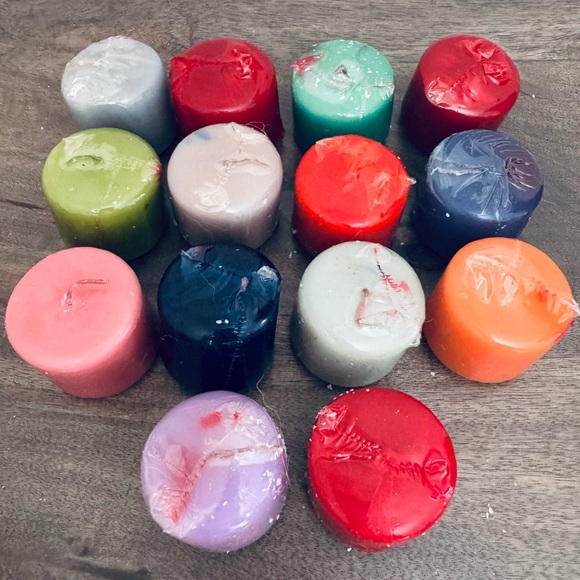 Sense of Serenity Vintage Votive Wax Candles Bundle Lot - Picture 1 of 4